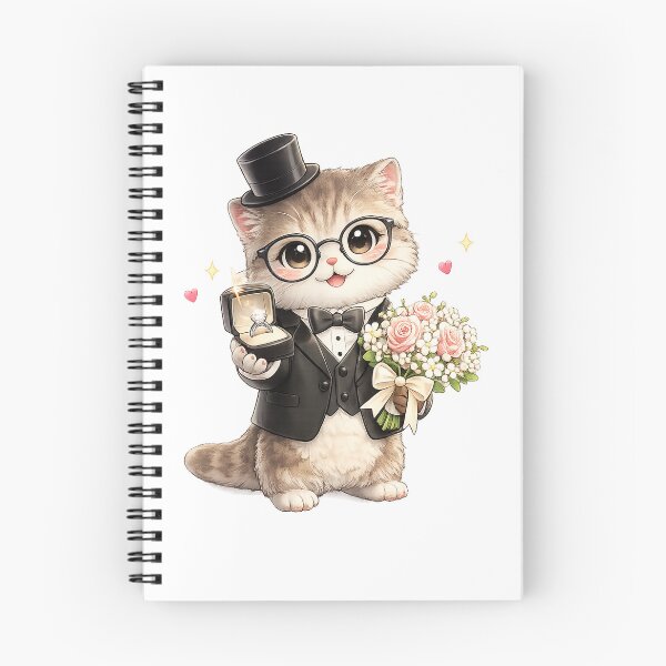 Item preview, Cat Couple Matching Wedding Funny men designed and sold by QuiteOrbit.