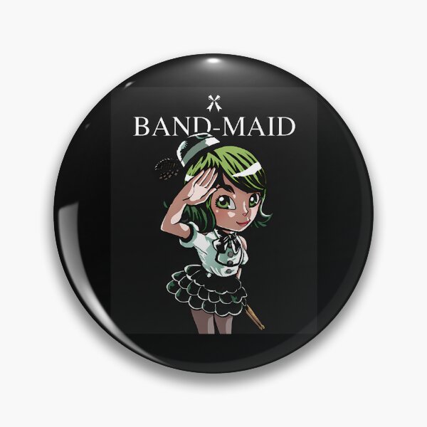 Item preview, Chibi Cartoon of a Female Drummer in a Maid Outfit designed and sold by firstpricecat.