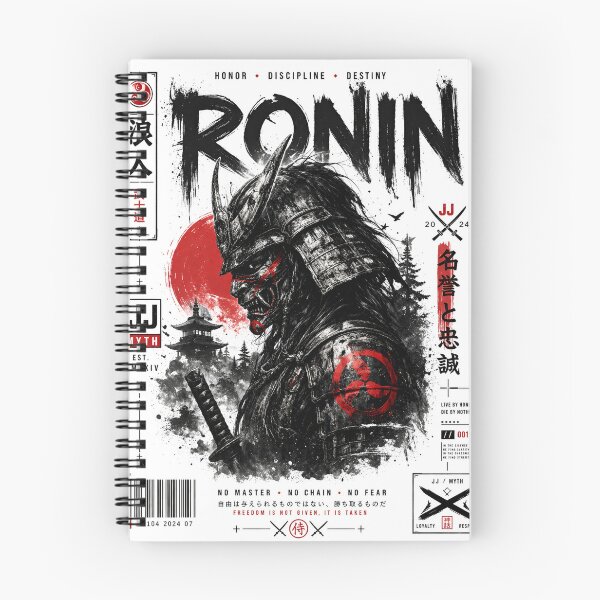 Item preview, Ronin Samurai Warrior Freedom Is Not Given Streetwear Design designed and sold by RandomArtsByJo.