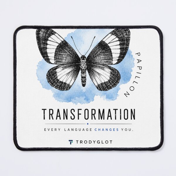 Item preview, Papillon – Every Language Changes You | French Butterfly Language Learning Design designed and sold by Trodyglot.