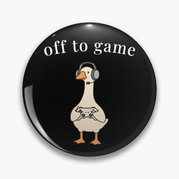 Item preview, Off To Game Funny Gamer Goose designed and sold by srowdy.
