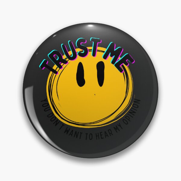 Item preview, smiley: opinion not advised designed and sold by Chaotic Creations by Nessie.