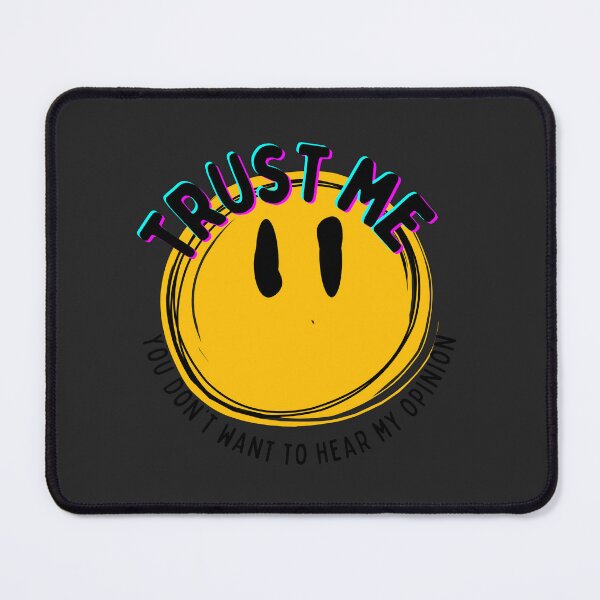 Item preview, smiley: opinion not advised designed and sold by Chaotic Illustrations by Nessie.