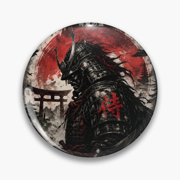 Item preview, Shogun Strength in Silence Samurai Streetwear Design designed and sold by RandomArtsByJo.