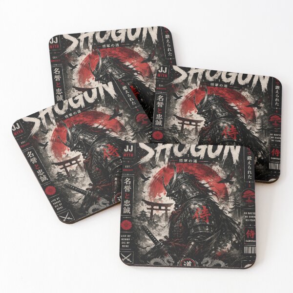 Item preview, Shogun Strength in Silence Samurai Streetwear Design designed and sold by RandomArtsByJo.