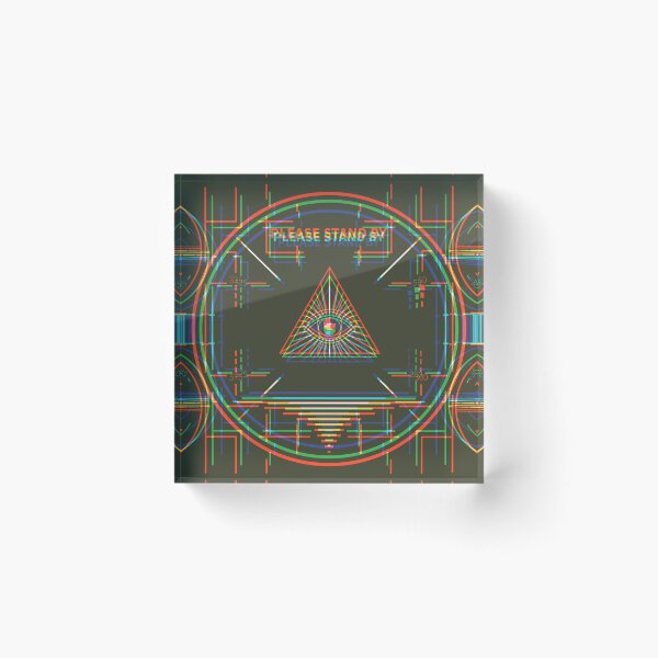 Item preview, Illuminati Stand By soft Glitch - Dark designed and sold by animinimal.