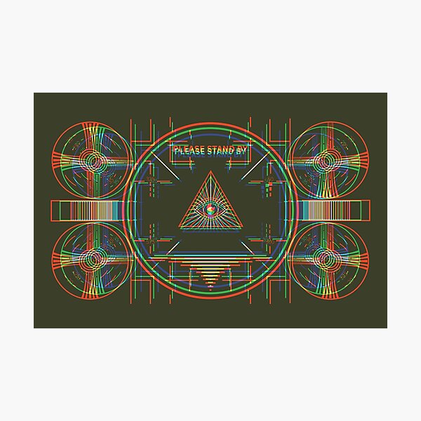 Item preview, Illuminati Stand By soft Glitch - Dark designed and sold by animinimal.