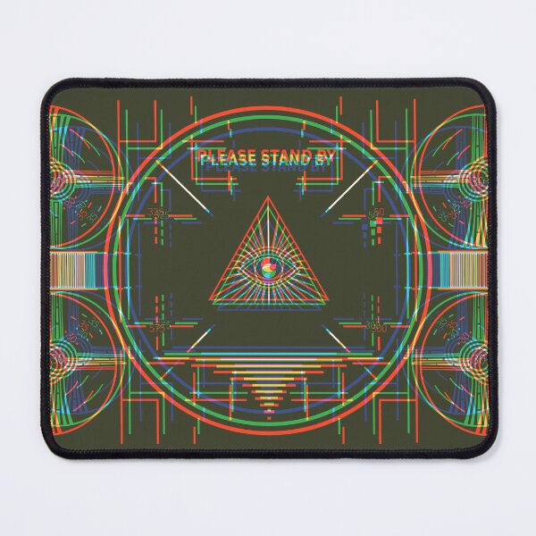 Item preview, Illuminati Stand By soft Glitch - Dark designed and sold by animinimal.