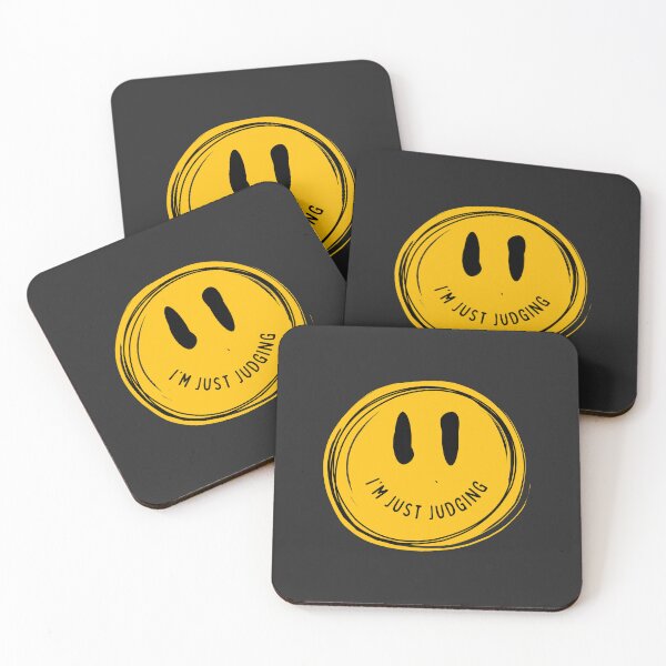Item preview, smiley judgements statement designed and sold by Chaotic Illustrations by Nessie.