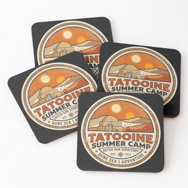 Item preview, Retro Summer Camp on Tatooine designed and sold by Cine Store Merch.