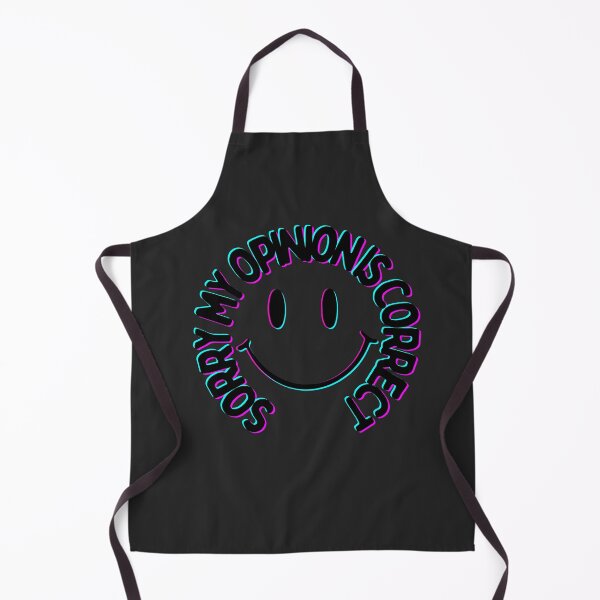 Item preview, neon smiley: correct opinions designed and sold by Chaotic Illustrations by Nessie.