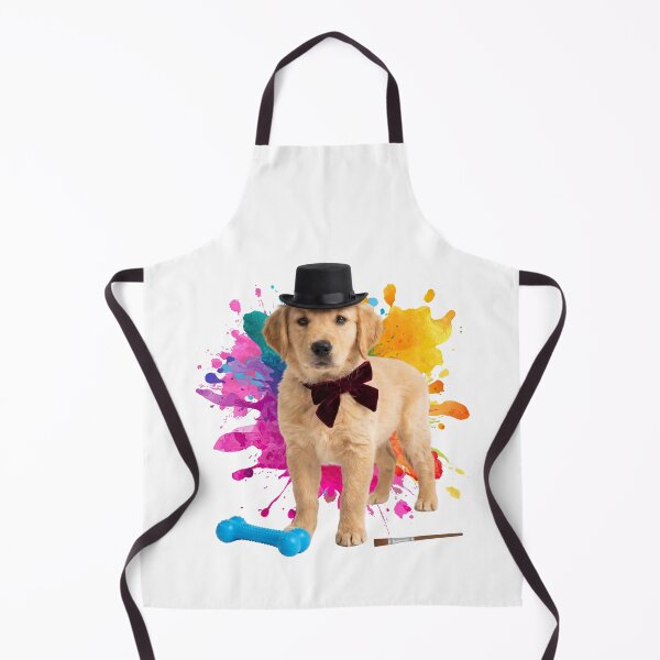 Item preview, Golden Retriever puppy with a top hat designed and sold by CHRISMARTE.