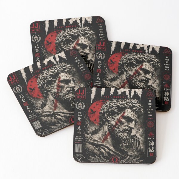 Item preview, Titan Fate Favors the Relentless Greek Warrior Streetwear Design designed and sold by RandomArtsByJo.