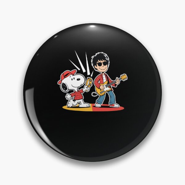 Item preview, Canine Musician Rocking Out with Guitar Player designed and sold by PaulaWo.