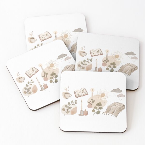 Item preview, Cozy Autumn Watercolor Elements Collection designed and sold by VastOfficial.