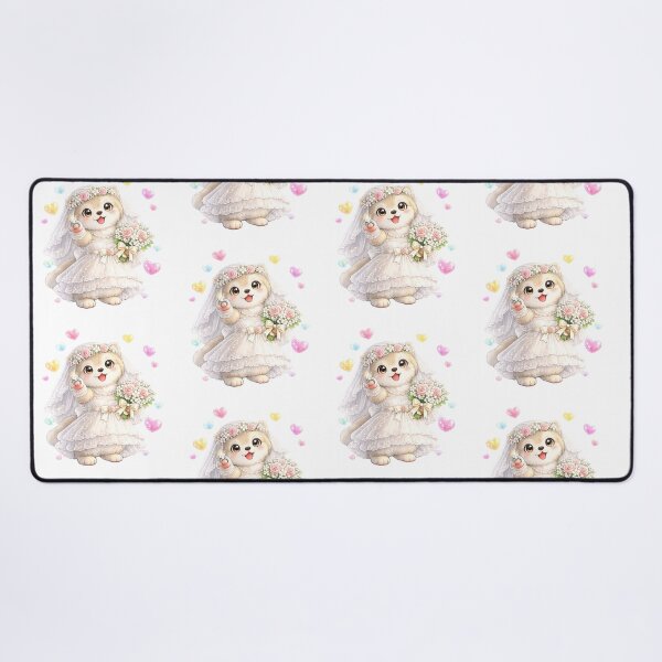 Item preview, Cute dog Bride Wedding Dress Kawaii Animal Bride designed and sold by QuiteOrbit.