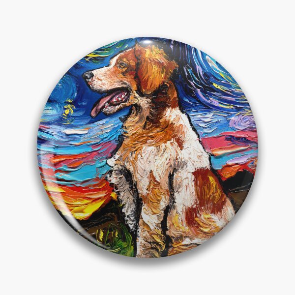 Item preview, Brittany Spaniel Night designed and sold by AjaTrier.