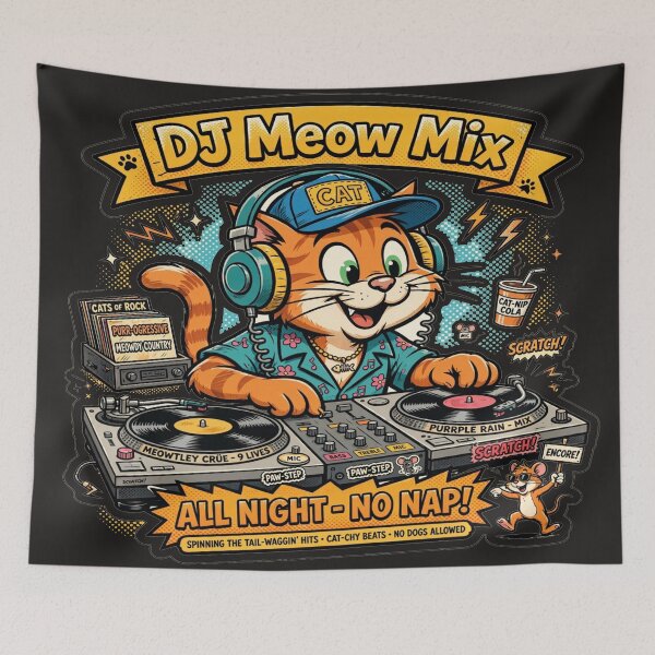 Item preview,  DJ Meow Mix designed and sold by HAYA6395.