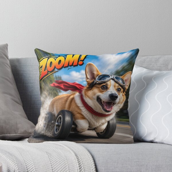 Item preview, Corgies Zoom Into Style with Our Fastest Fan Favorite! designed and sold by FiggletThreads.
