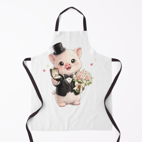 Item preview, Pig Couple Matching Wedding Funny men designed and sold by QuiteOrbit.