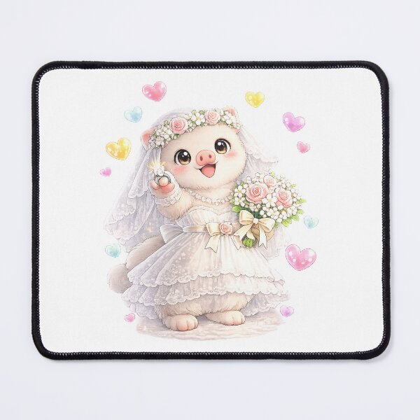Item preview, Pig Couple Matching Wedding Funny women designed and sold by QuiteOrbit.