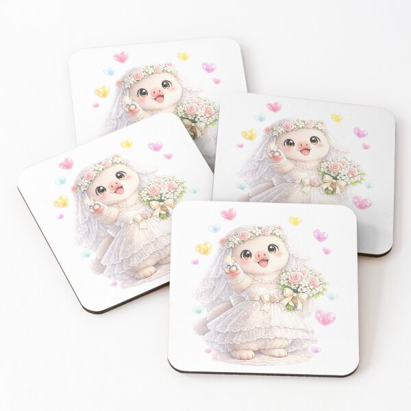 Item preview, Pig Couple Matching Wedding Funny women designed and sold by QuiteOrbit.