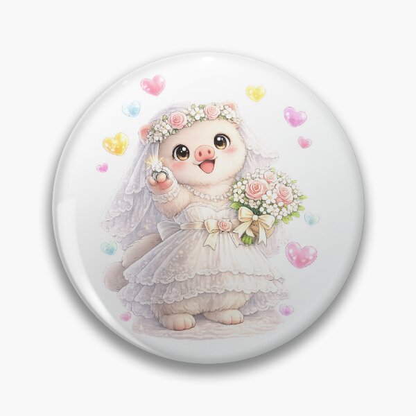 Item preview, Pig Couple Matching Wedding Funny women designed and sold by QuiteOrbit.