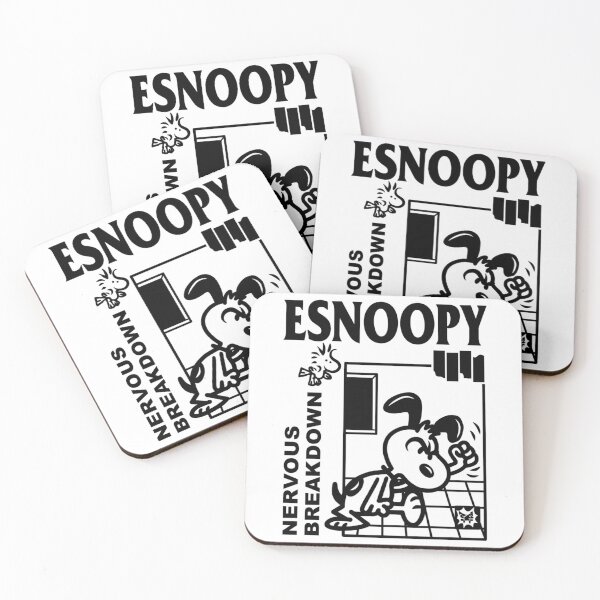 Item preview, Esnoopy Nervous Breakdown Hardcore Punk Parody  designed and sold by DamianRoy88.