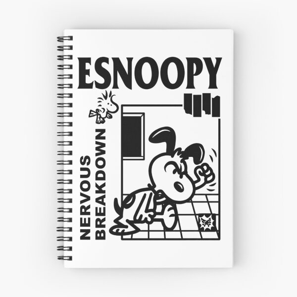 Item preview, Esnoopy Nervous Breakdown Hardcore Punk Parody  designed and sold by DamianRoy88.