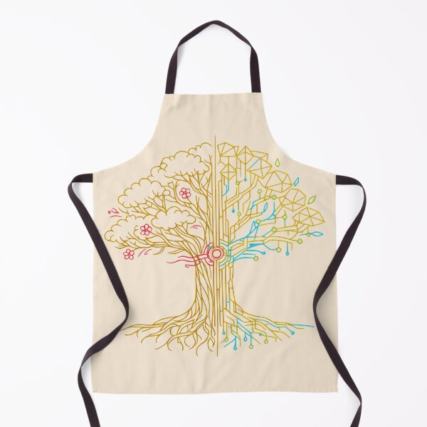Item preview, Minimalist Line Art Cybernetic Tree designed and sold by KungPowUnicorn.