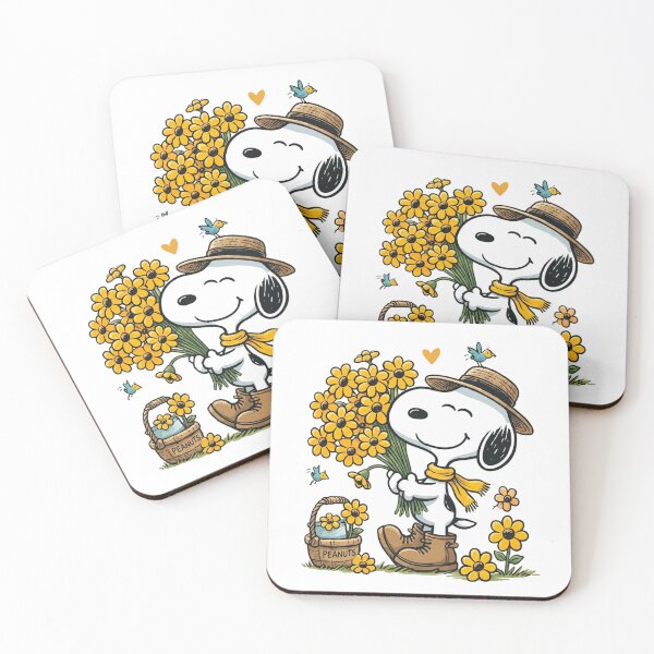 Item preview, Cute Snoopy Yellow Flowers designed and sold by DamianRoy88.