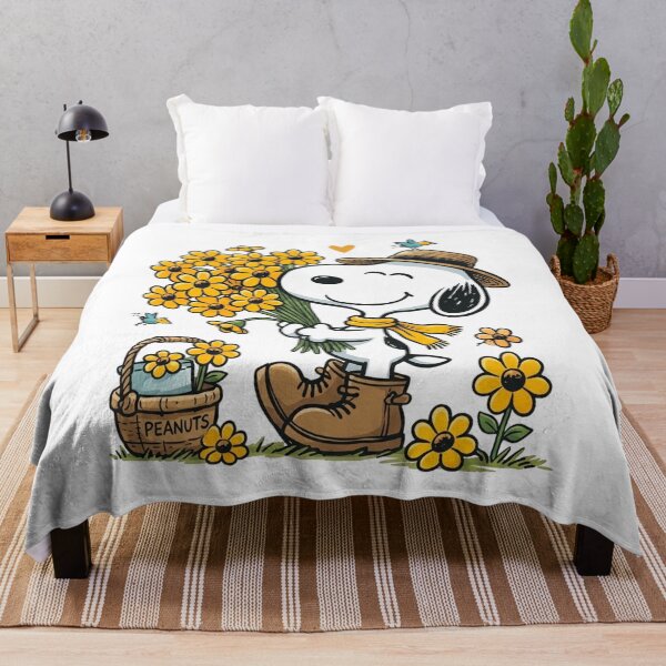 Item preview, Cute Snoopy Yellow Flowers designed and sold by DamianRoy88.
