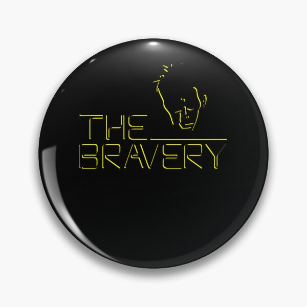 Item preview, Neon Outline of a Male Face Next to The Bravery designed and sold by Joeyskateboards.
