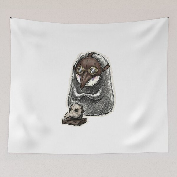 Item preview, NO FACE PLAGUE MASK ORNAMENT designed and sold by LIS AND MELIVERSO.