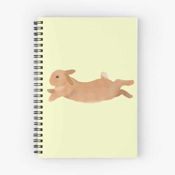 Item preview, Jumping binky Mini Lop bunny watercolor designed and sold by tayaan.