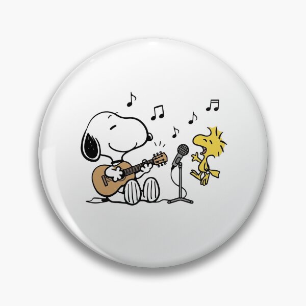Item preview, Snoopy Playing Acoustic Guitar Woodstock Singing Peanuts designed and sold by DamianRoy88.