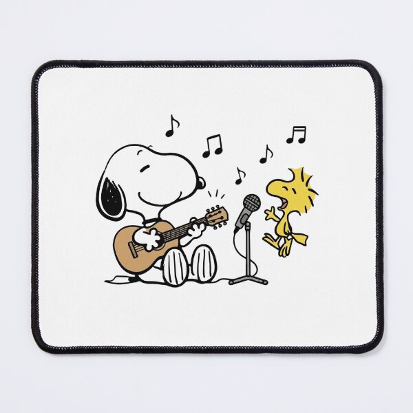 Item preview, Snoopy Playing Acoustic Guitar Woodstock Singing Peanuts designed and sold by DamianRoy88.