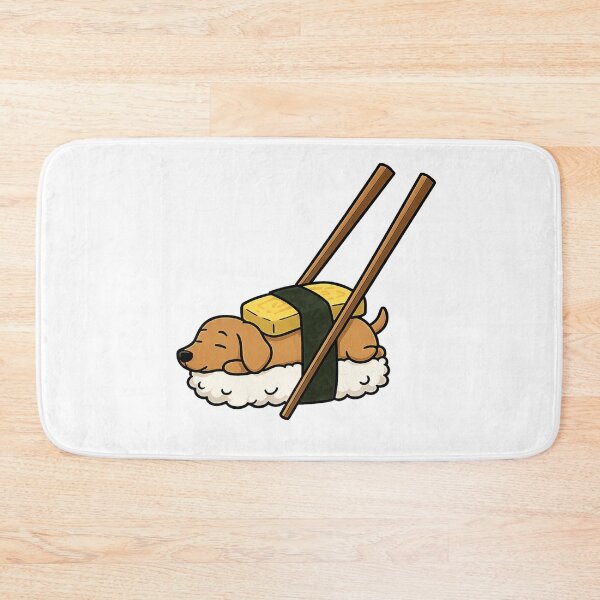 Item preview, Sleepy Sushi Dachshund designed and sold by wingoo22.