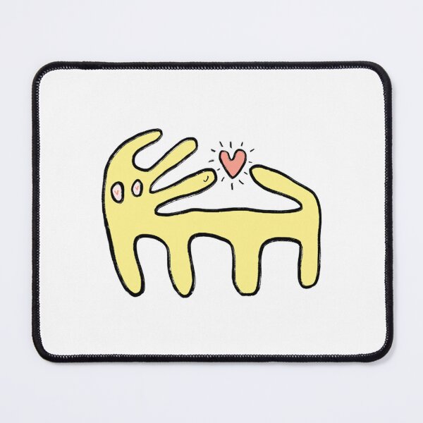 Item preview, Dog Love Minimalist Abstract Yellow Poop Hound Illustration designed and sold by CuriousKingShop.