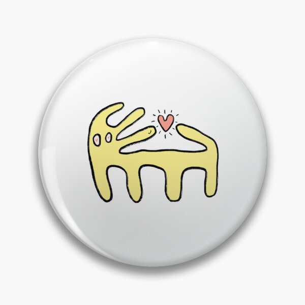Item preview, Dog Love Minimalist Abstract Yellow Poop Hound Illustration designed and sold by CuriousKingShop.