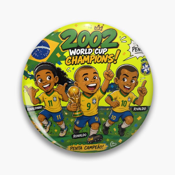 Artikelvorschau, Brasilien, Weltmeister 2002 entworfen und verkauft von TMTD Productions.