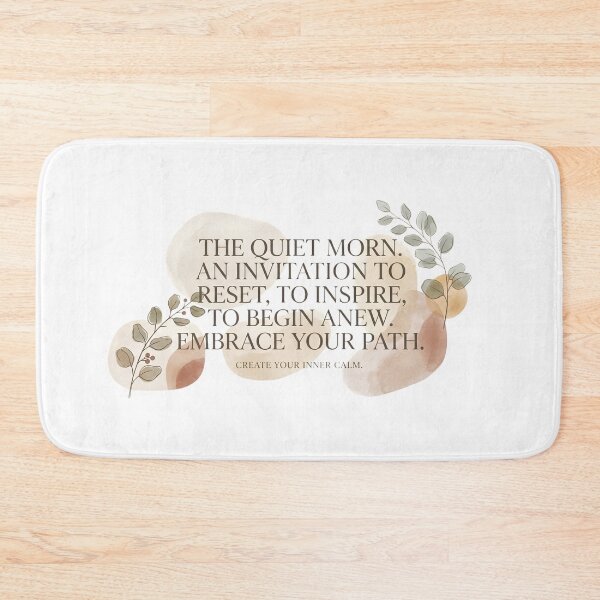 Item preview, Quiet Morning Reset Motivational Quote  designed and sold by VastOfficial.
