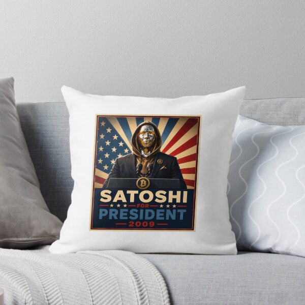 Item preview, SATOSHI FOR PRESIDENT  designed and sold by AltMama.