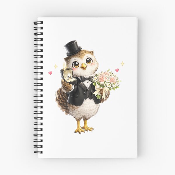 Item preview, Owl Groom Wedding Engagement Party designed and sold by QuiteOrbit.