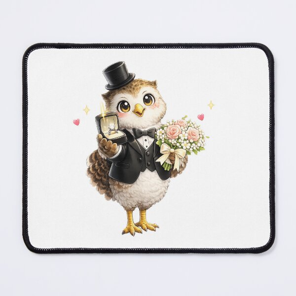 Item preview, Owl Groom Wedding Engagement Party designed and sold by QuiteOrbit.