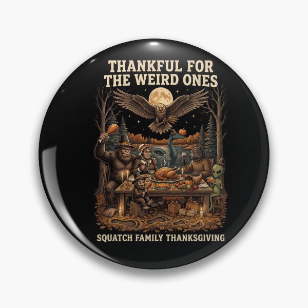 Item preview, Funny Bigfoot Thanksgiving designed and sold by Roy & Tiffany.