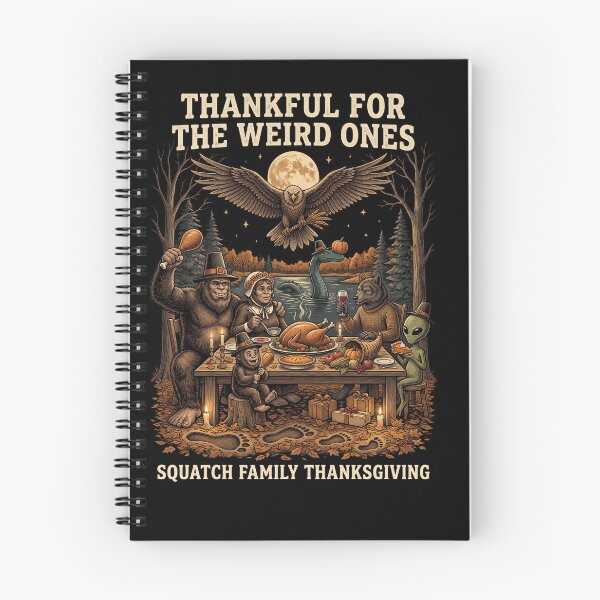 Item preview, Funny Bigfoot Thanksgiving designed and sold by Roy & Tiffany.