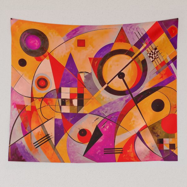 Item preview, Abstract Painting After Kandinsky  designed and sold by Vicky Brago-Mitchell®.