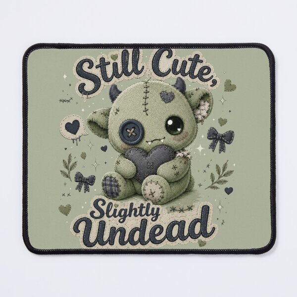 Item preview, Still Cute Slightly Undead Patchwork Monster designed and sold by House of Rein.