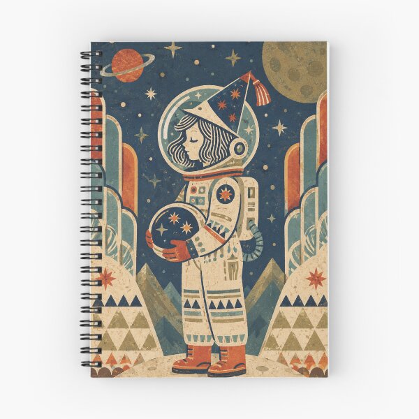 Item preview, Witch Girl Astronaut  designed and sold by AtlantiqArt.